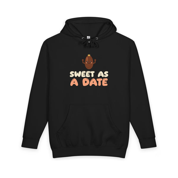 Sweet As A Date Ramadan Heavyweight Premium Heavyweight Hoodie in Black – AdabStars