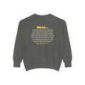 Be Like Musa (AS) Sweatshirt | Prophet Musa (Moses) Courage Story, Qur'an 26:61-63 on the Back | AdabStars