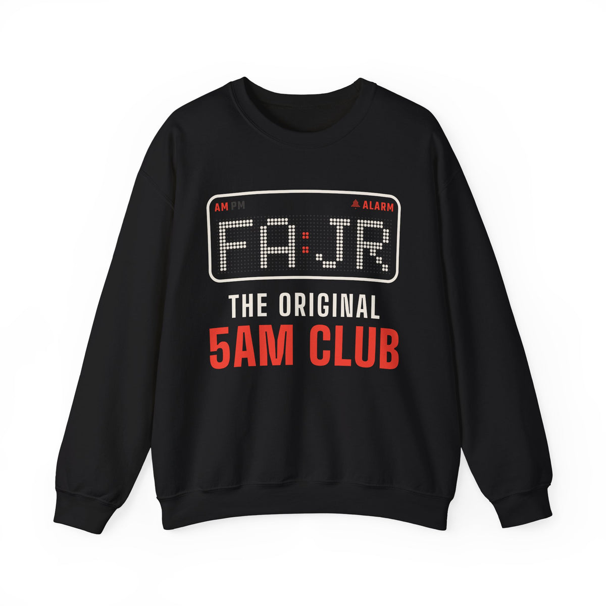 Fajr: The Original 5AM Club Islamic Crewneck Sweatshirt in Black – AdabStars