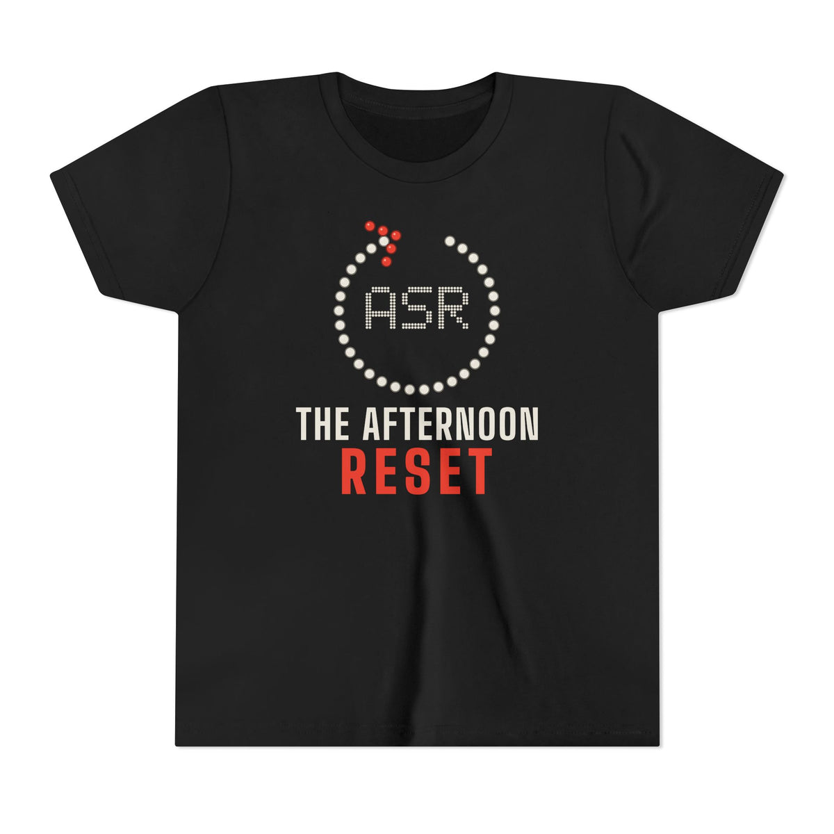 Asr: The Afternoon Reset Islamic Kids T-Shirt in Black – AdabStars