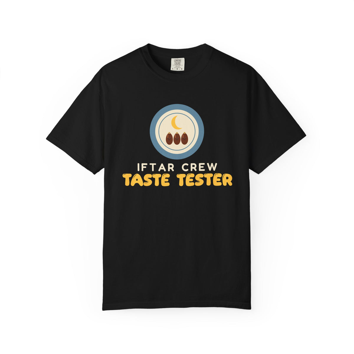 Iftar Crew: Taste Tester Heavyweight T-Shirt in Black – AdabStars