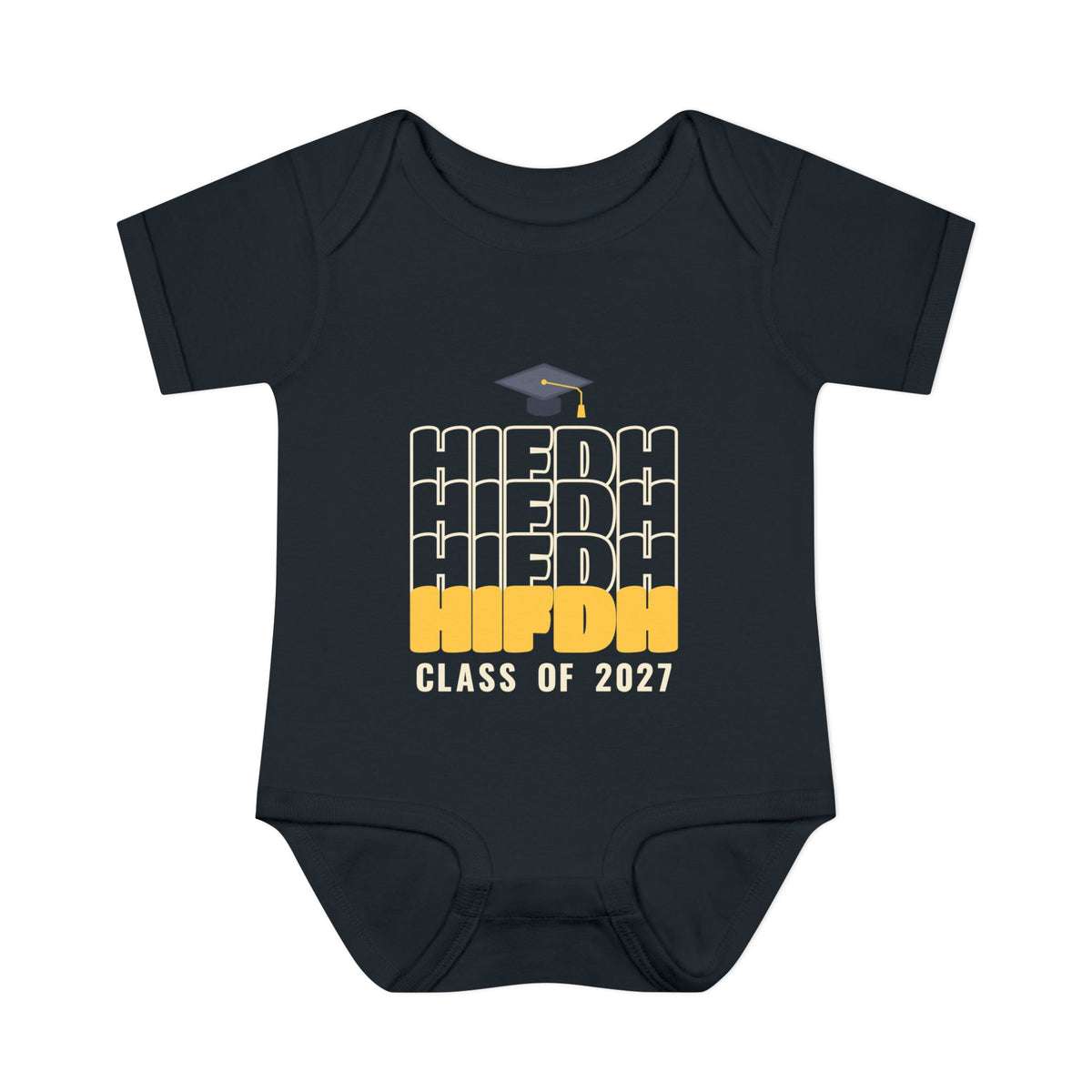Hifdh Class of 2027 Islamic Baby Bodysuit in Black – AdabStars