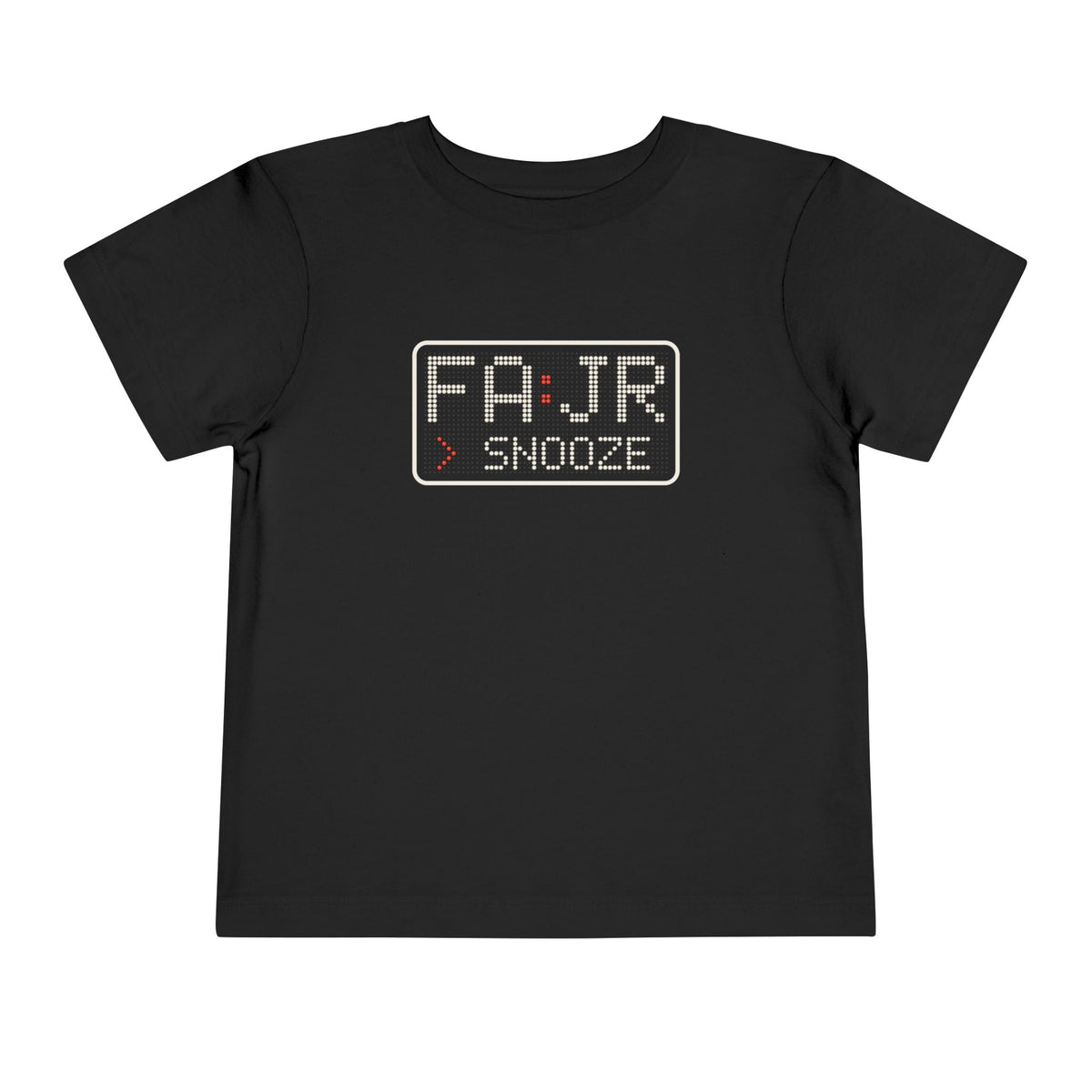 Fajr > Snooze Islamic Toddler T-Shirt in Black – AdabStars