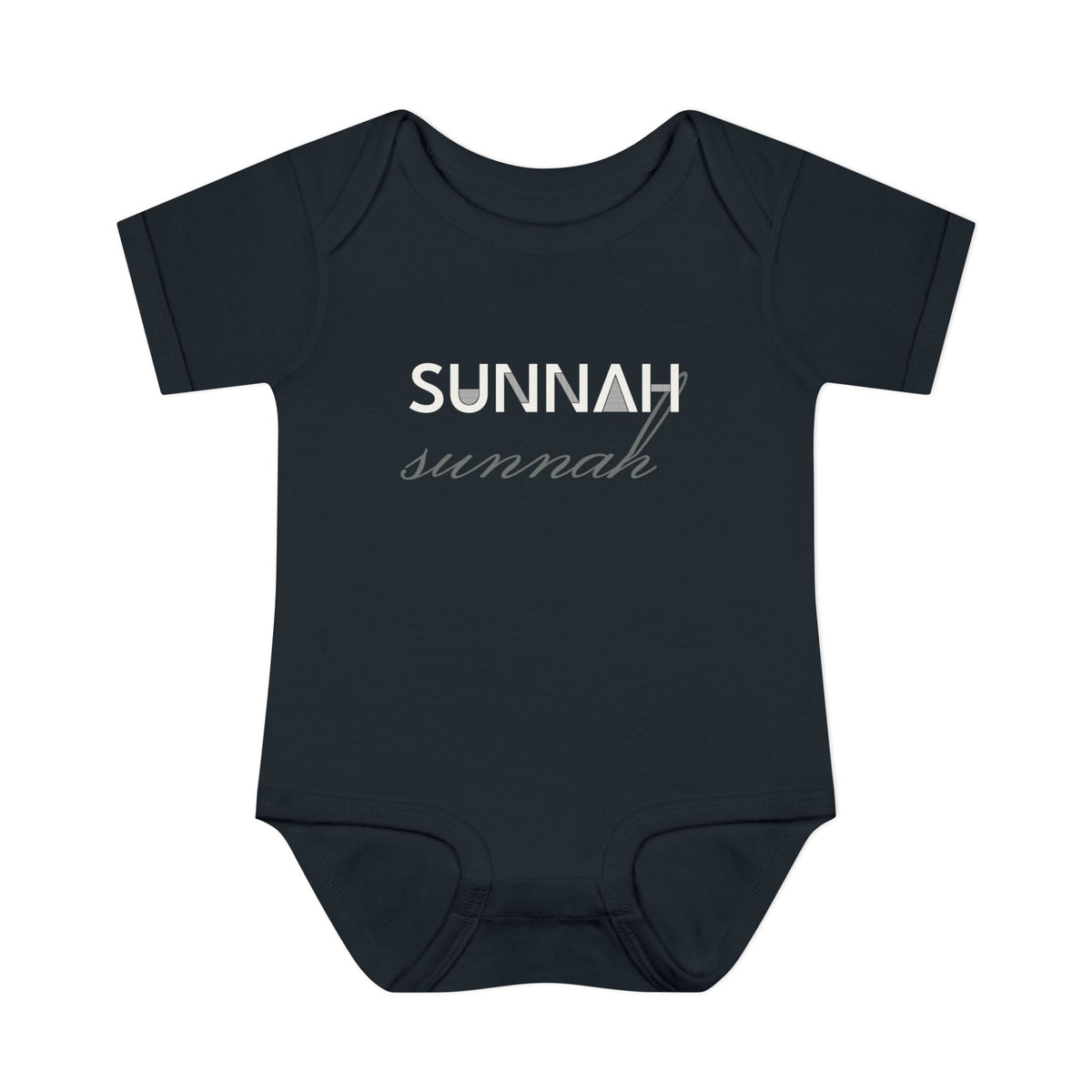 Sunnah Islamic Baby Bodysuit in Black – AdabStars