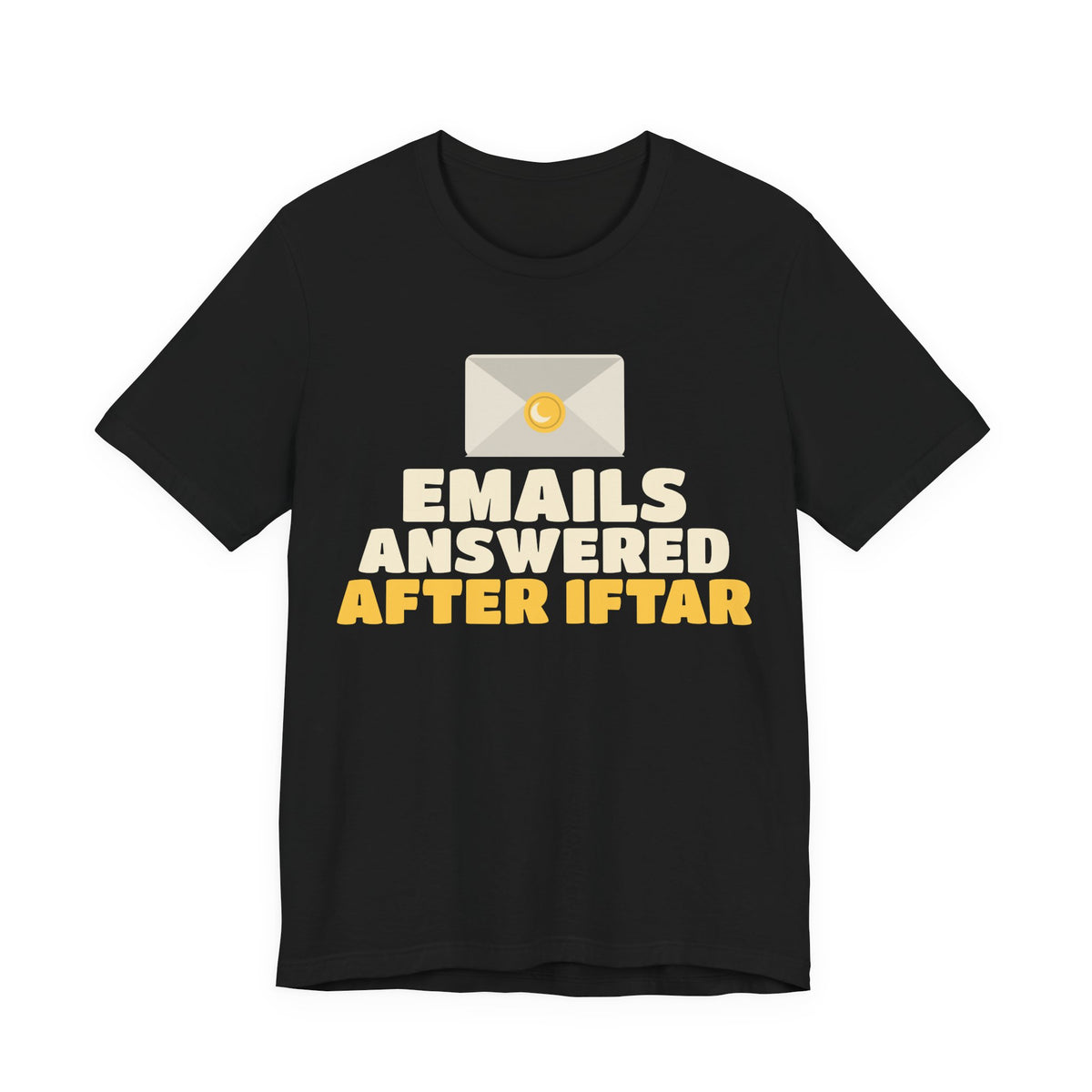Emails Answered After Iftar Shirt | Ramadan Emails Answered After Iftar Funny Office Fasting | AdabStars Islamic Apparel