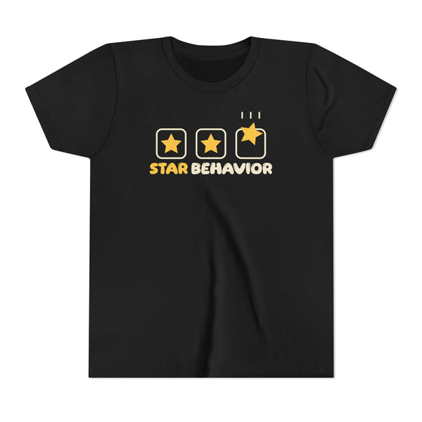 Star Behavior Kids T-Shirt in Black – AdabStars