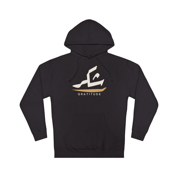Shukr Gratitude Arabic Calligraphy Islamic Hoodie in Black – AdabStars