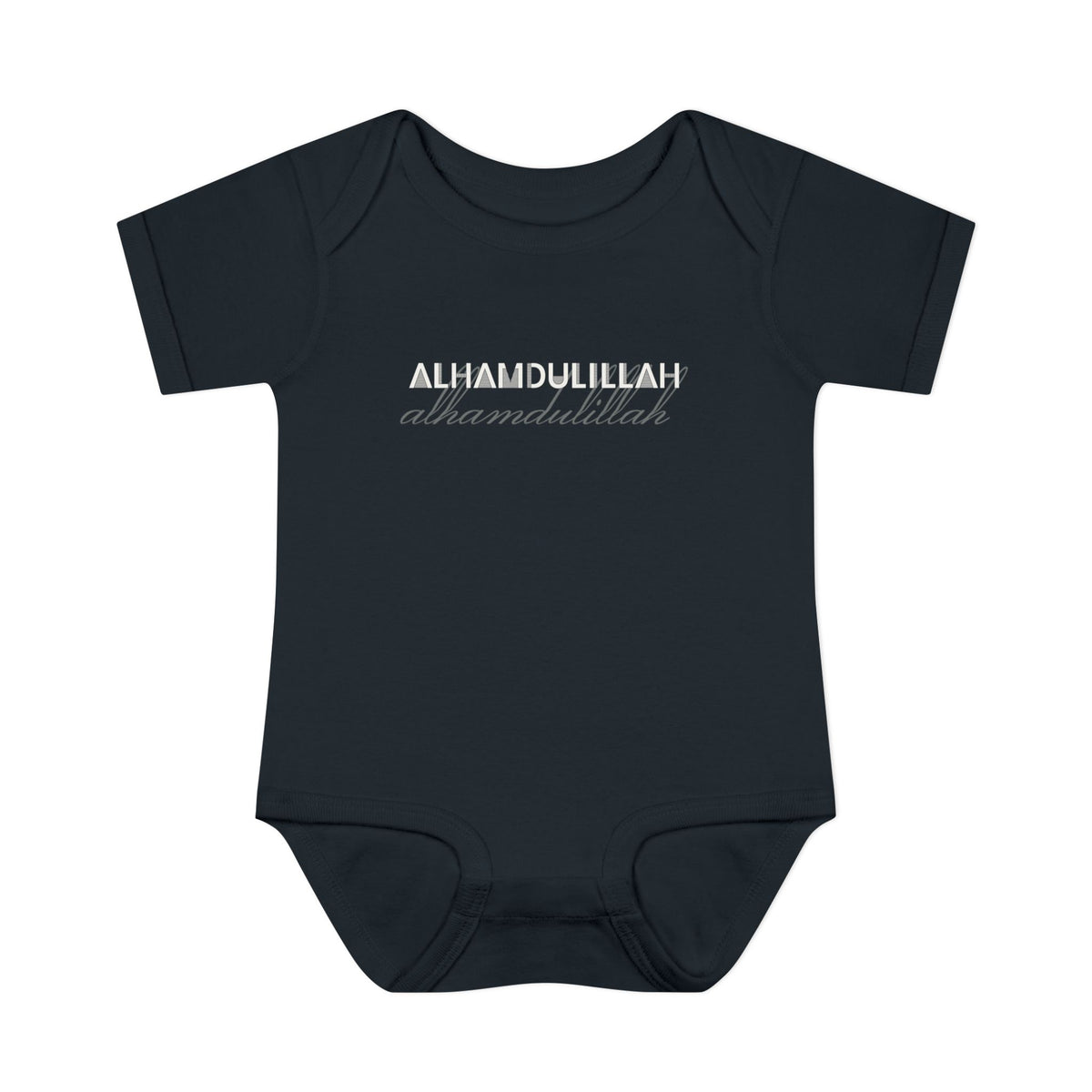 Alhamdulillah Ramadan Baby Bodysuit in Black – AdabStars