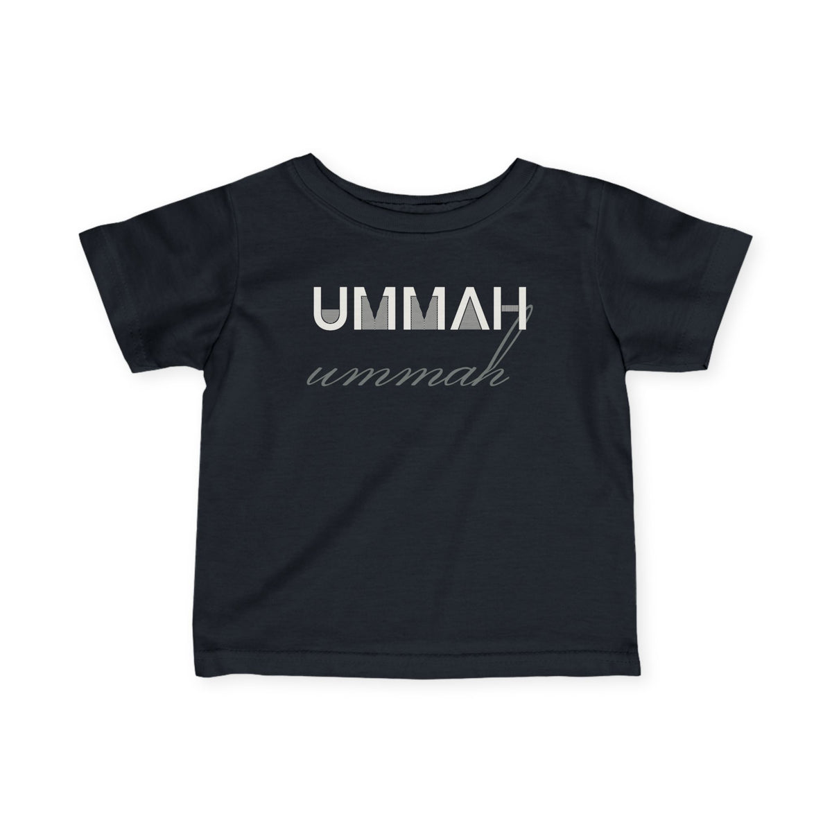 Ummah Islamic Baby T-Shirt in Black – AdabStars