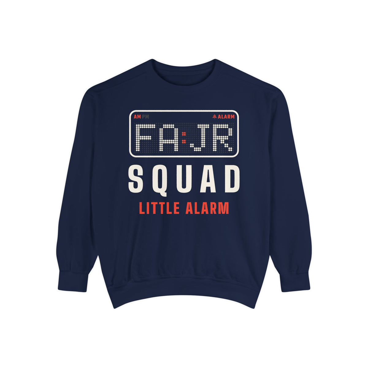 Fajr Squad: Little Alarm Islamic Premium Sweatshirt in True Navy – AdabStars