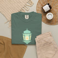 Baba Lantern Ramadan Heavyweight Tee | Ramadan Dad Matching Family Lanterns Eid | AdabStars Islamic Apparel