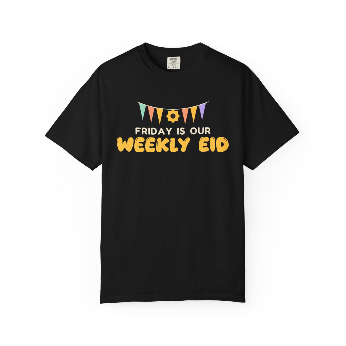 Friday Is Our Weekly Eid Heavyweight T-Shirt in Black – AdabStars