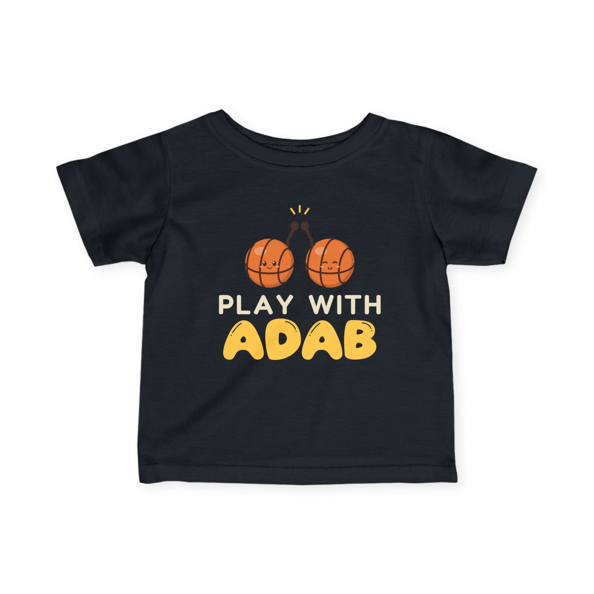 Play With Adab Muslim Baby T-Shirt in Black – AdabStars