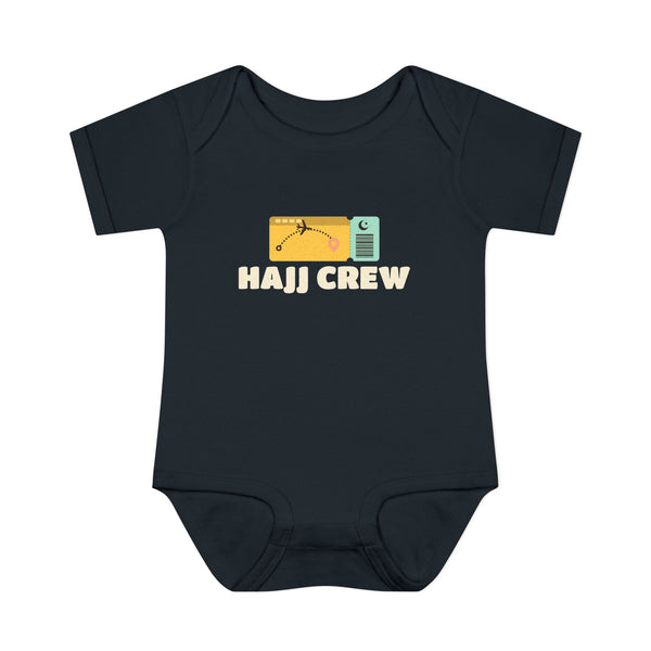 Hajj Crew Baby Bodysuit in Black – AdabStars