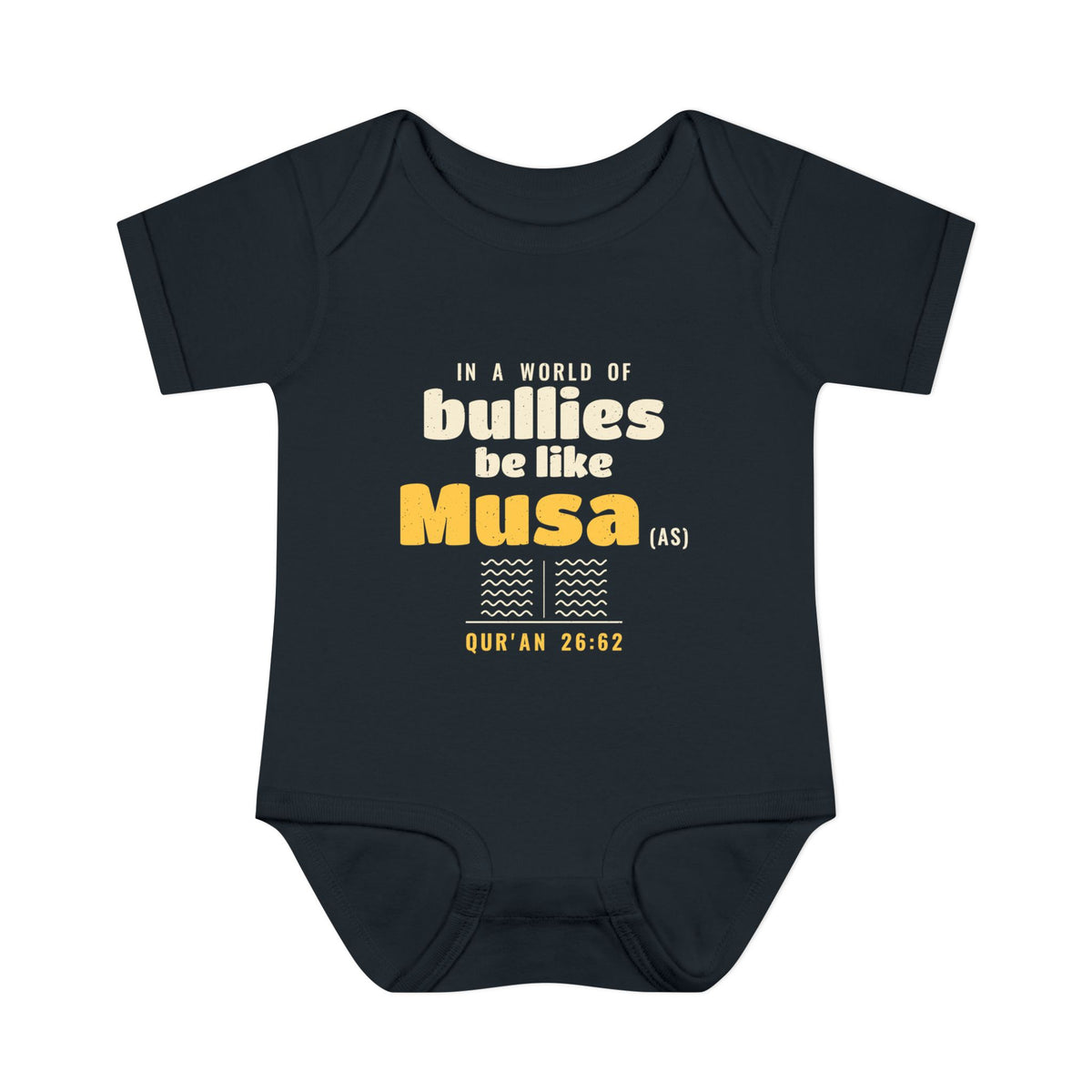 Be Like Musa (AS) Baby Bodysuit in Black – AdabStars