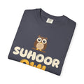 Suhoor Owl Ramadan Heavyweight Tee | Ramadan Kids Night Bird Early Riser Pre Dawn | AdabStars Islamic Kids Apparel