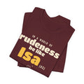 Be Like Isa (AS) Shirt | Prophet Isa (Jesus) Gentleness Story, Qur'an 19:30-32 on the Back | AdabStars