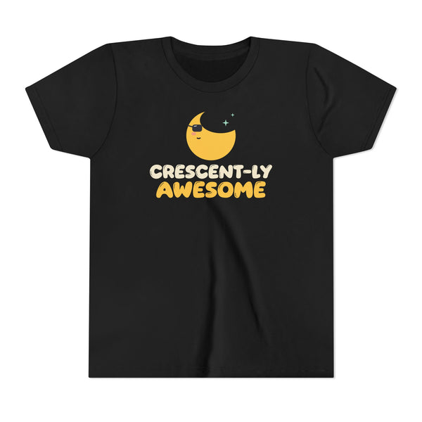 Crescent-ly Awesome Kids T-Shirt in Black – AdabStars