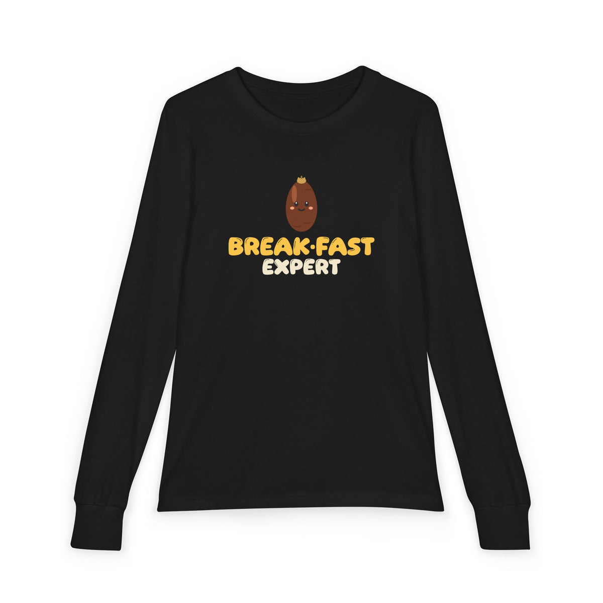 Break Fast Expert Kids Long Sleeve Shirt | Ramadan Iftar Kids Date Food Pun | AdabStars Islamic Kids Apparel