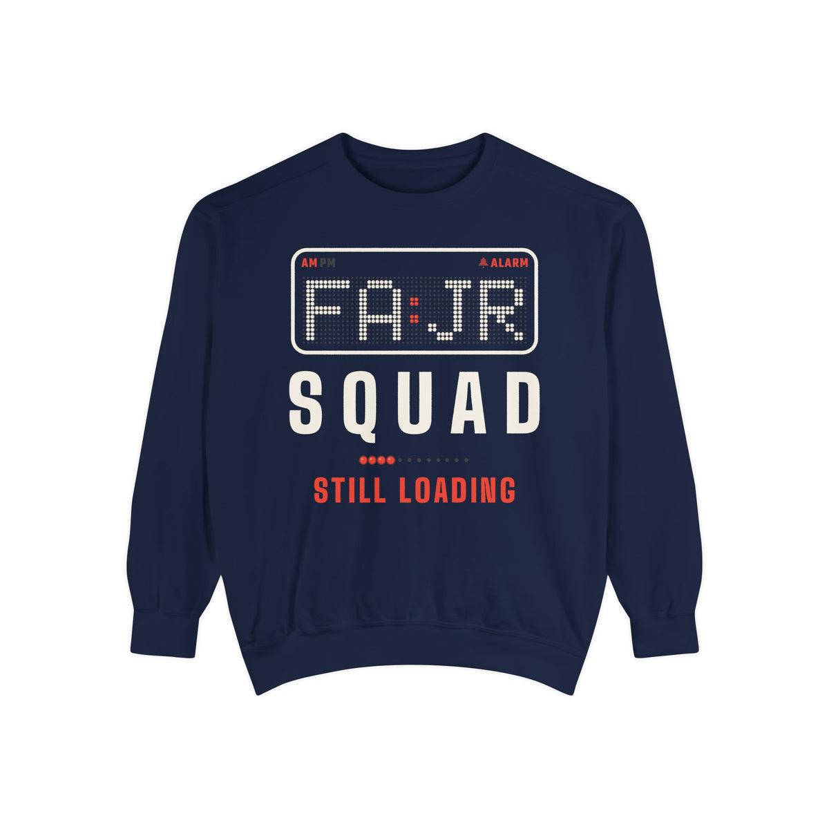 Fajr Squad: Still Loading Islamic Premium Sweatshirt in True Navy – AdabStars