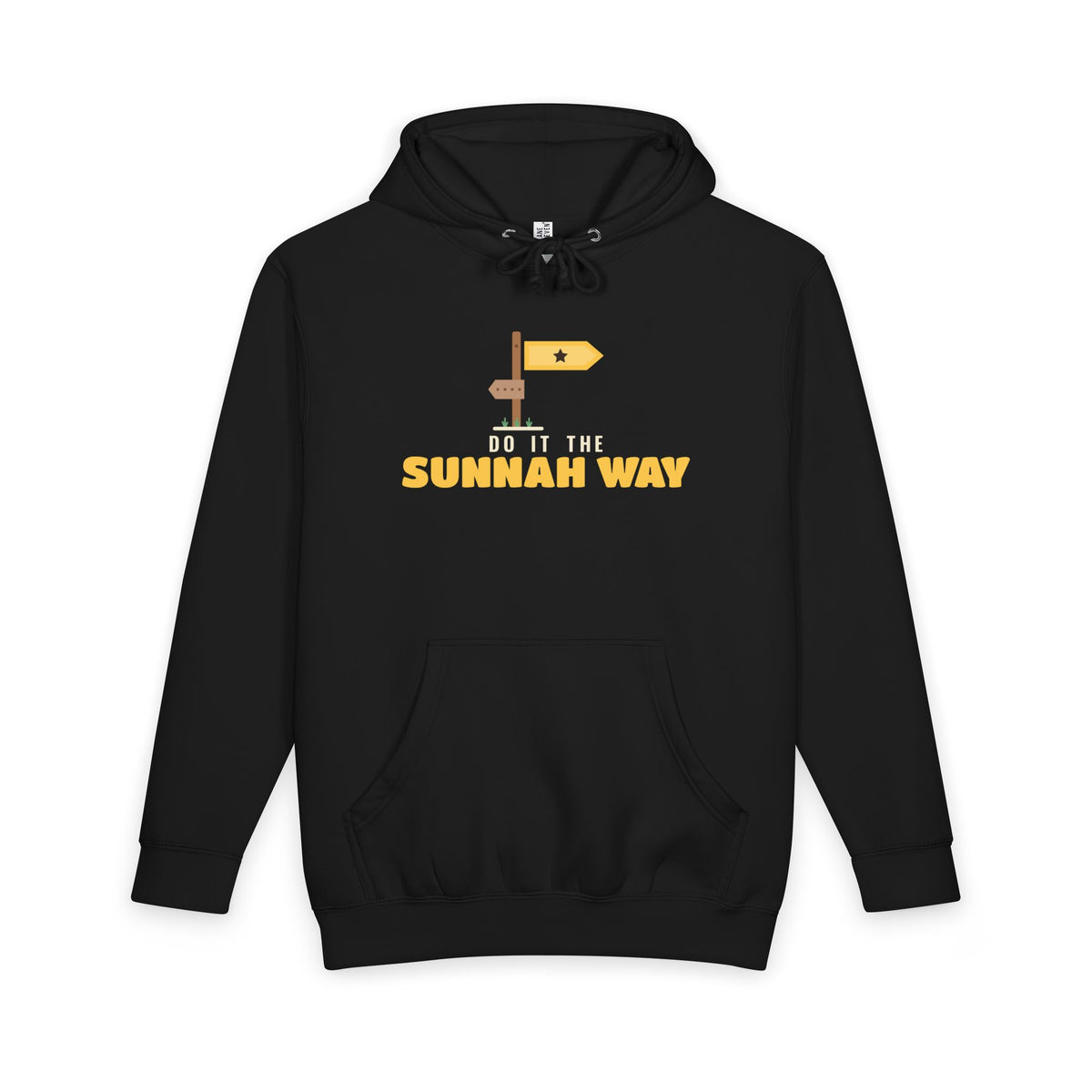 Do It the Sunnah Way Islamic Heavyweight Premium Heavyweight Hoodie in Black – AdabStars