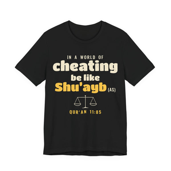 Be Like Shu'ayb (AS) Unisex T-Shirt in Black – AdabStars