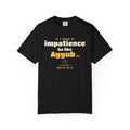Be Like Ayyub (AS) Heavyweight Tee | Prophet Ayyub (Job) Patience Story, Qur'an 38:41-44 on the Back | AdabStars