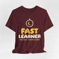 Fast Learner Ramadan Shirt | Ramadan Kids First Fasting Pun Stopwatch | AdabStars Islamic Kids Apparel