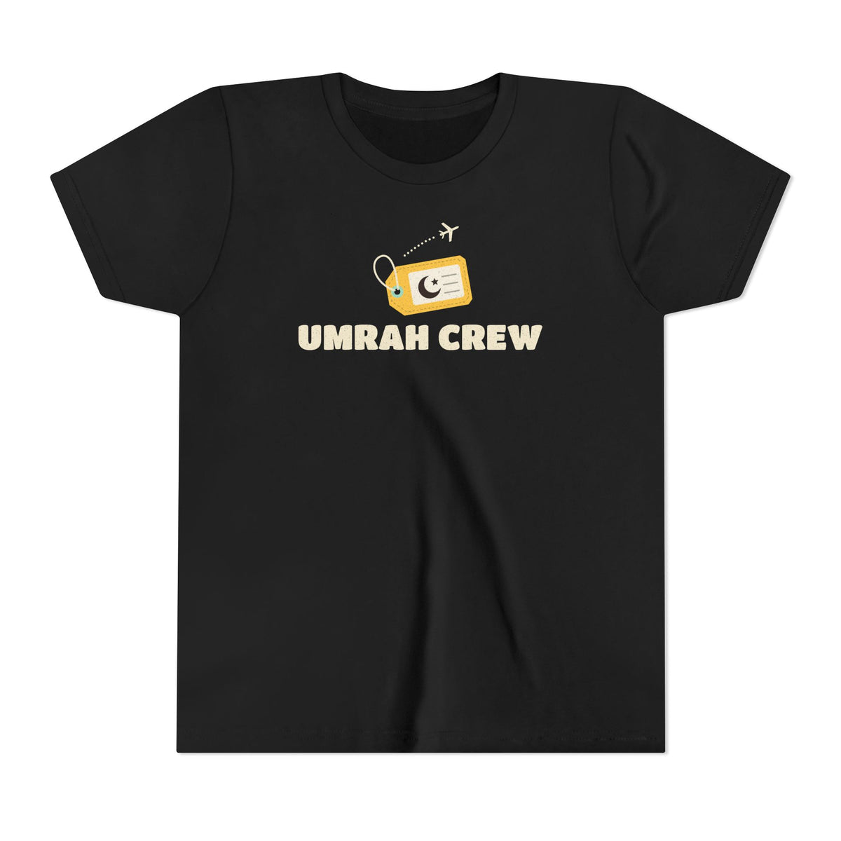 Umrah Crew Kids T-Shirt in Black – AdabStars