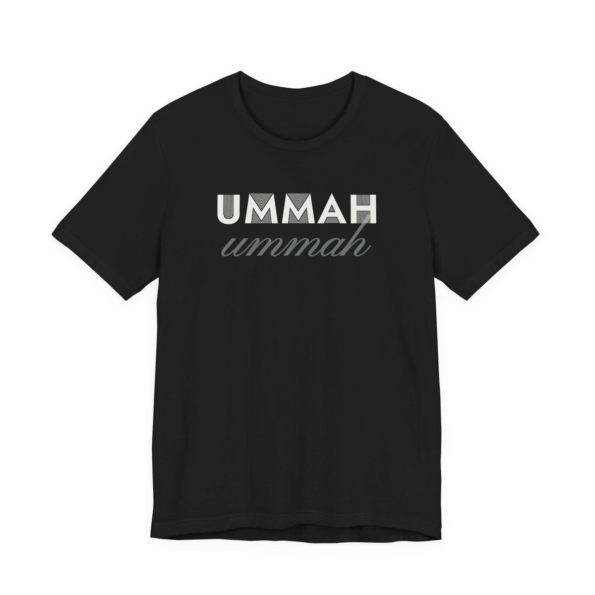 Ummah Islamic Shirt | Arabic Word Global Community Typography Faith Reminder | AdabStars Islamic Apparel