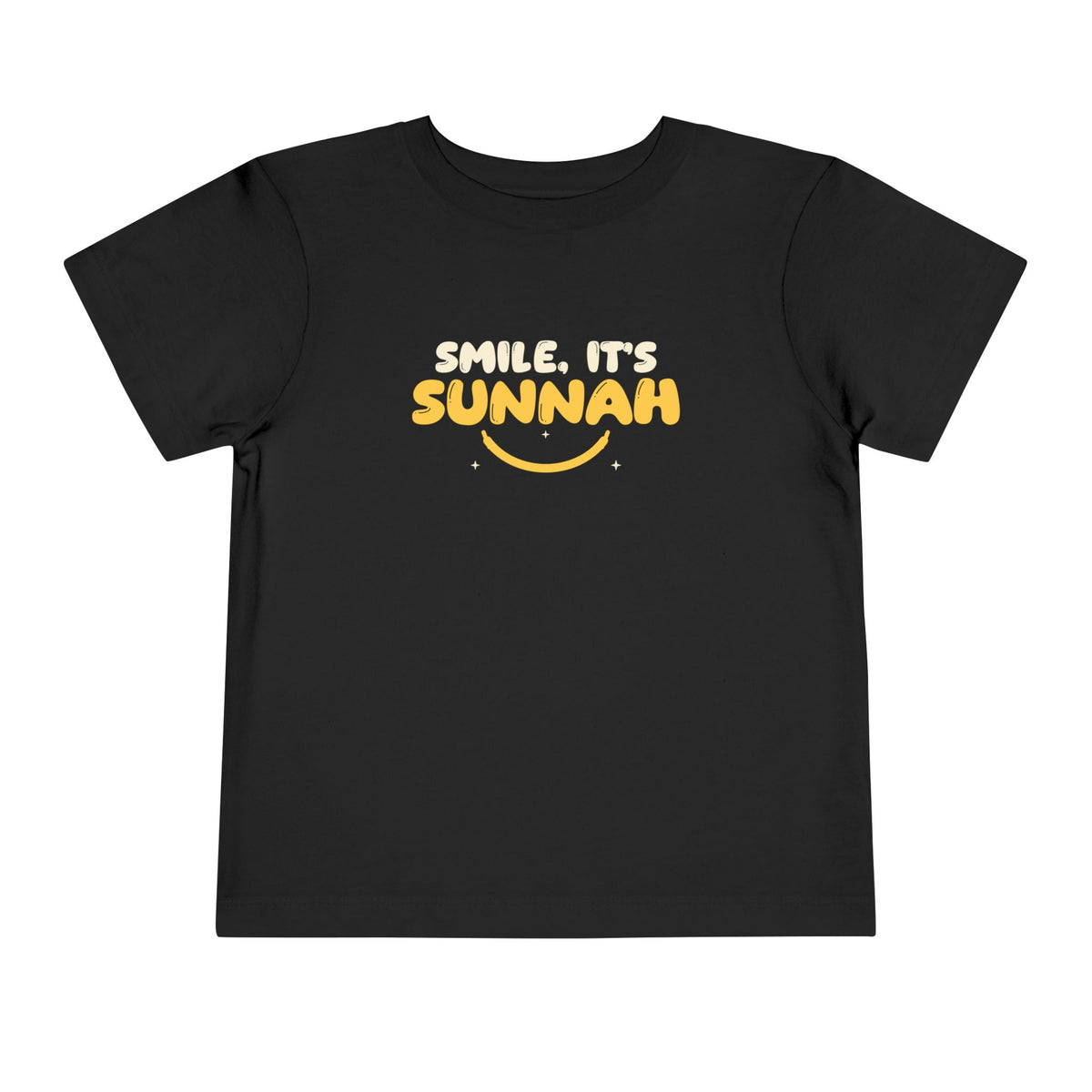 Smile It's Sunnah Islamic Toddler T-Shirt in Black – AdabStars