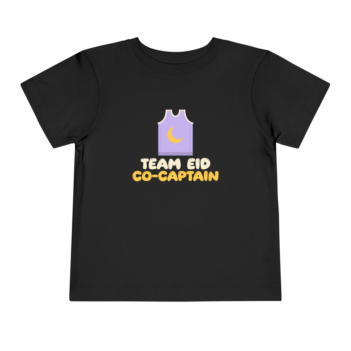 Team Eid Co-Captain Toddler Tee | -Captain Basketball Siblings Lilac Jersey Set | AdabStars Islamic Kids Apparel