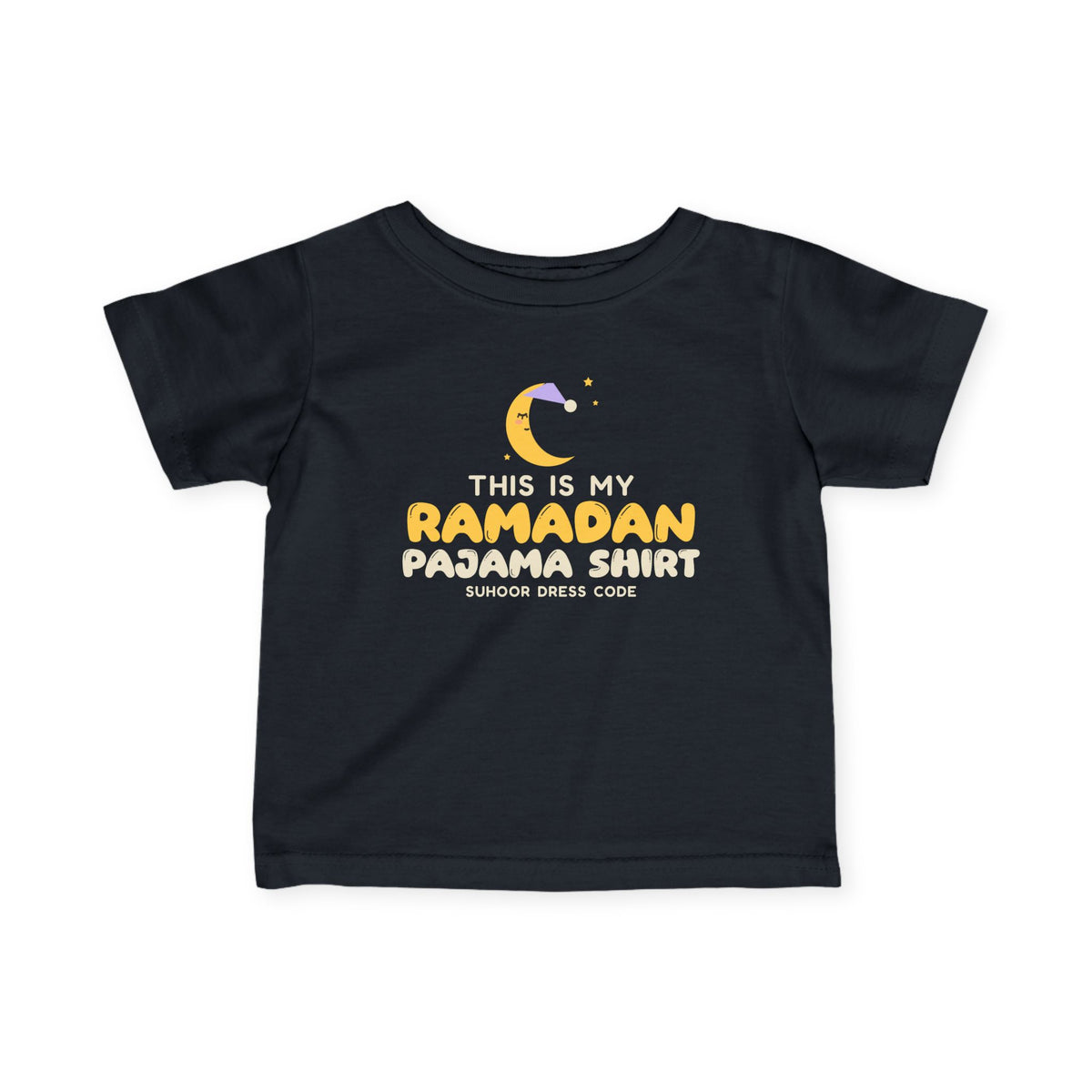 This Is My Ramadan Pajama Baby T-Shirt in Black – AdabStars