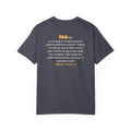 Be Like Isa (AS) Heavyweight Tee | Prophet Isa (Jesus) Gentleness Story, Qur'an 19:30-32 on the Back | AdabStars