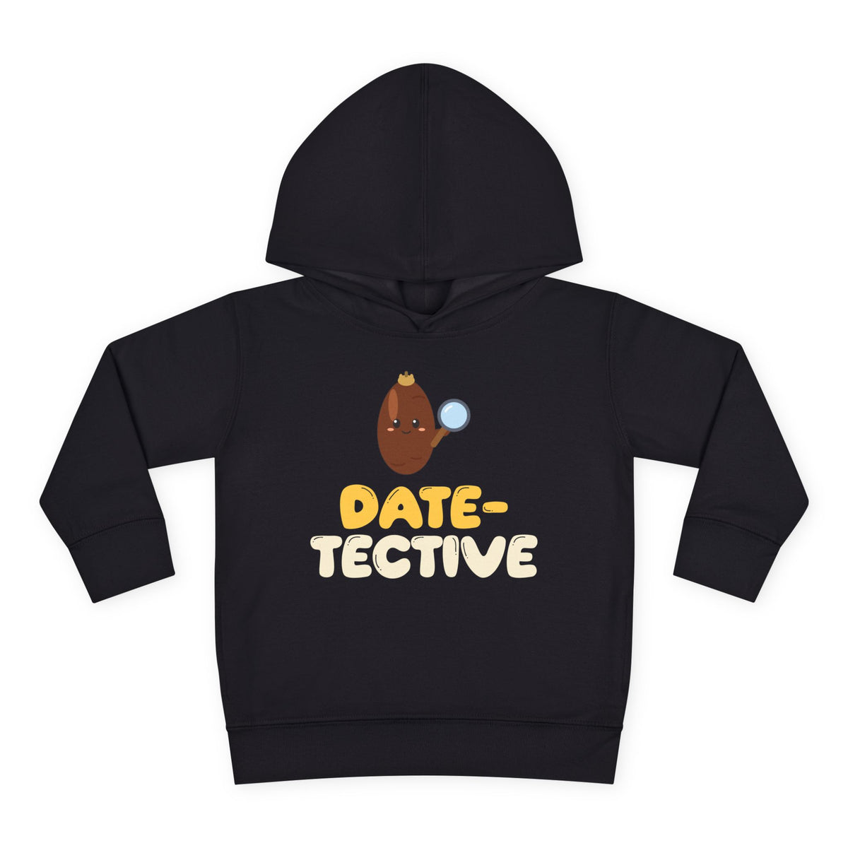 Date Tective Ramadan Toddler Hoodie in Black – AdabStars