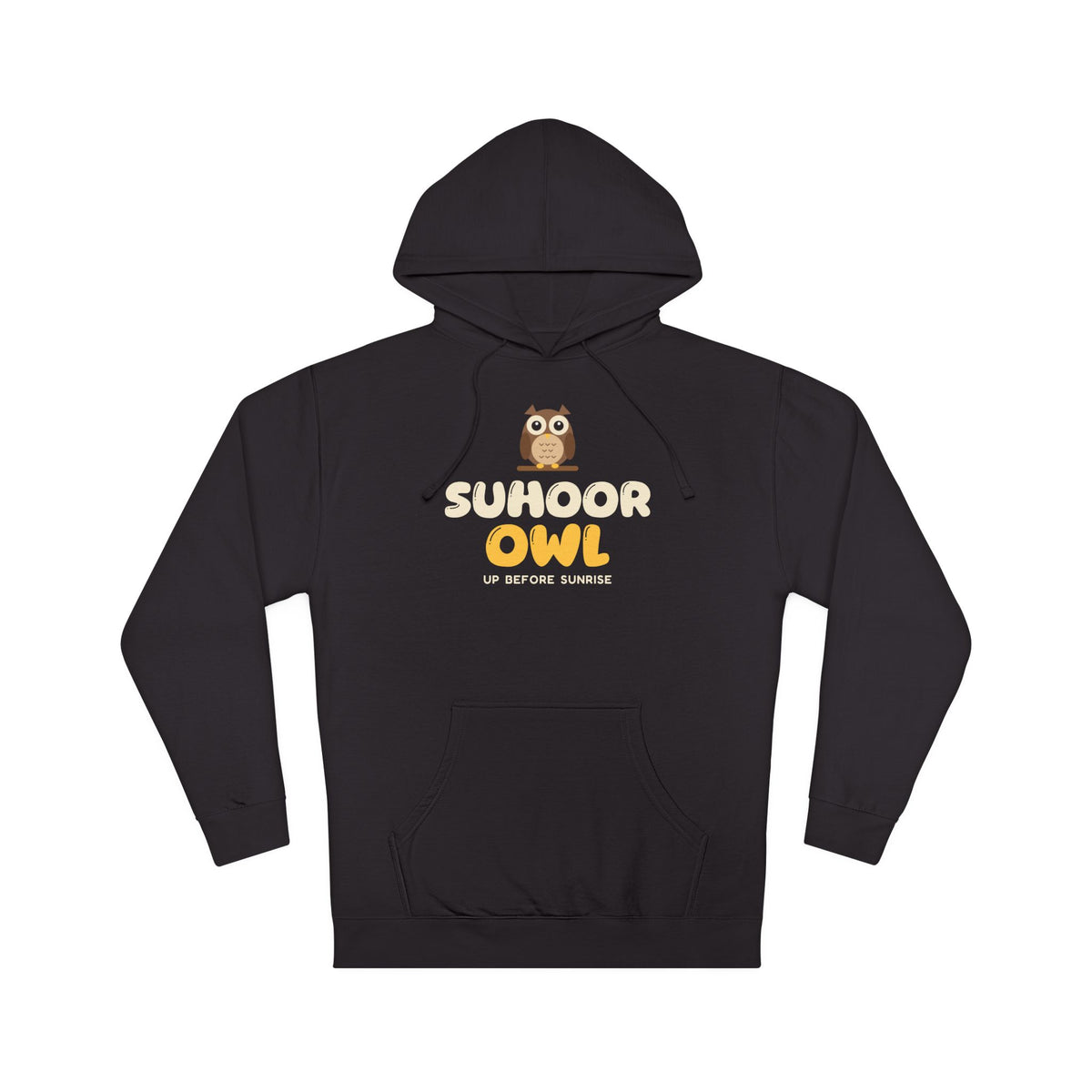 Suhoor Owl Ramadan Hoodie | Ramadan Kids Night Bird Early Riser Pre Dawn | AdabStars Islamic Kids Apparel
