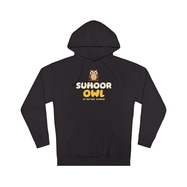Suhoor Owl Hoodie in Black – AdabStars