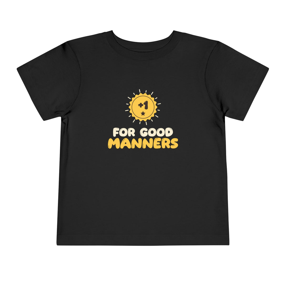 Plus One Star Ramadan Toddler Tee | Good Manners Kids Plus One Star Reward Badge Adab Muslim | AdabStars Islamic Kids Apparel