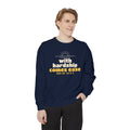 With Hardship Comes Ease Sweatshirt, Front Print | Surah Ash-Sharh Qur'an 94:5-6 Islamic Reminder | AdabStars