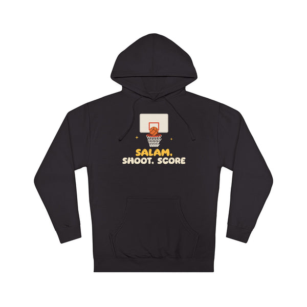 Salam, Shoot, Score Hoodie in Black – AdabStars