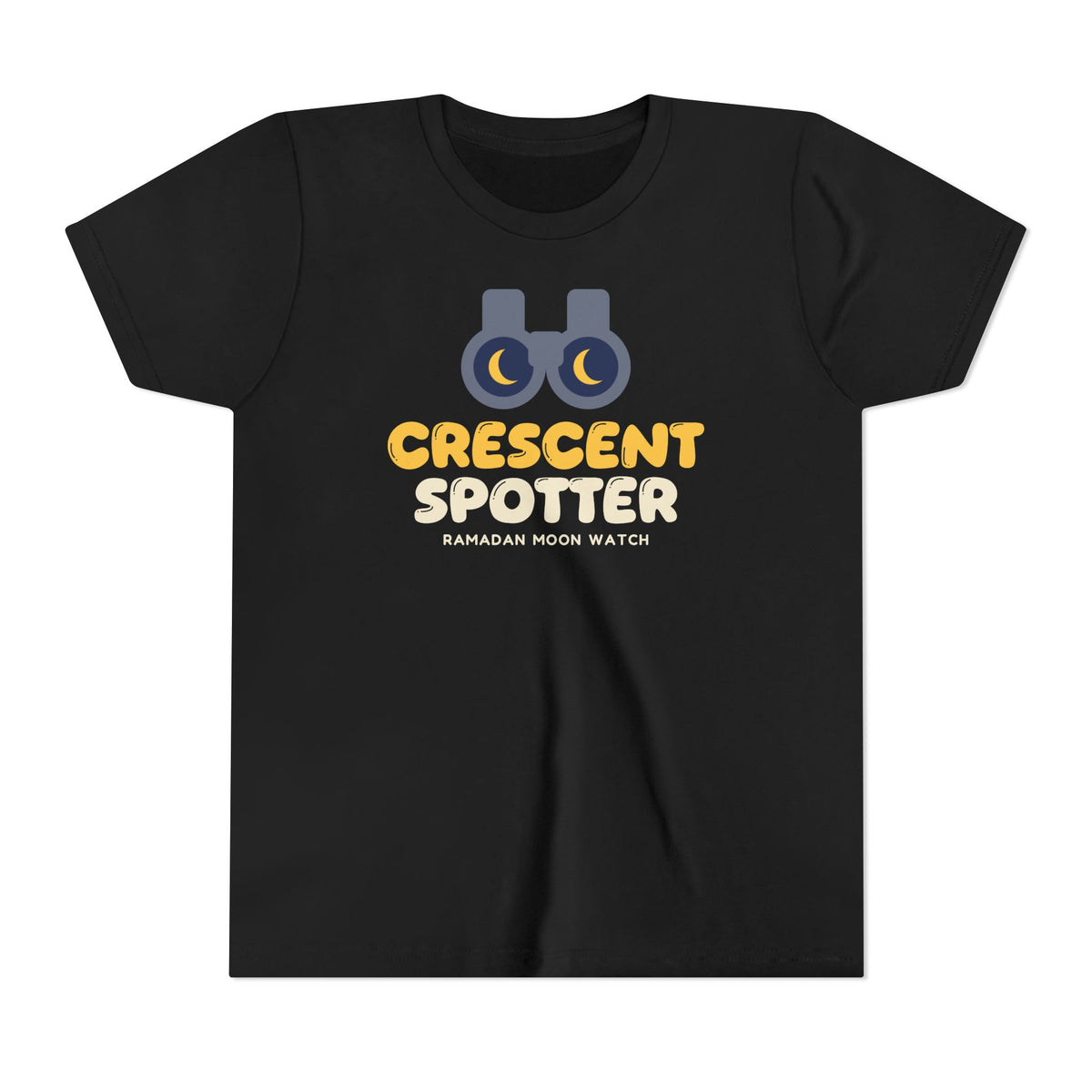 Crescent Spotter Ramadan Kids Tee | Ramadan Kids Moon Sighting Binoculars | AdabStars Islamic Kids Apparel