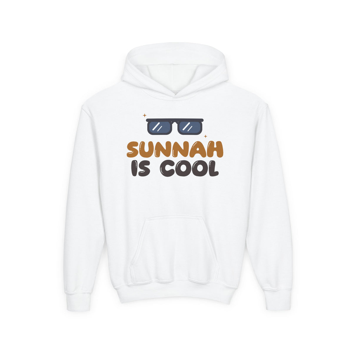 Sunnah Is Cool Islamic Kids Hoodie in White – AdabStars