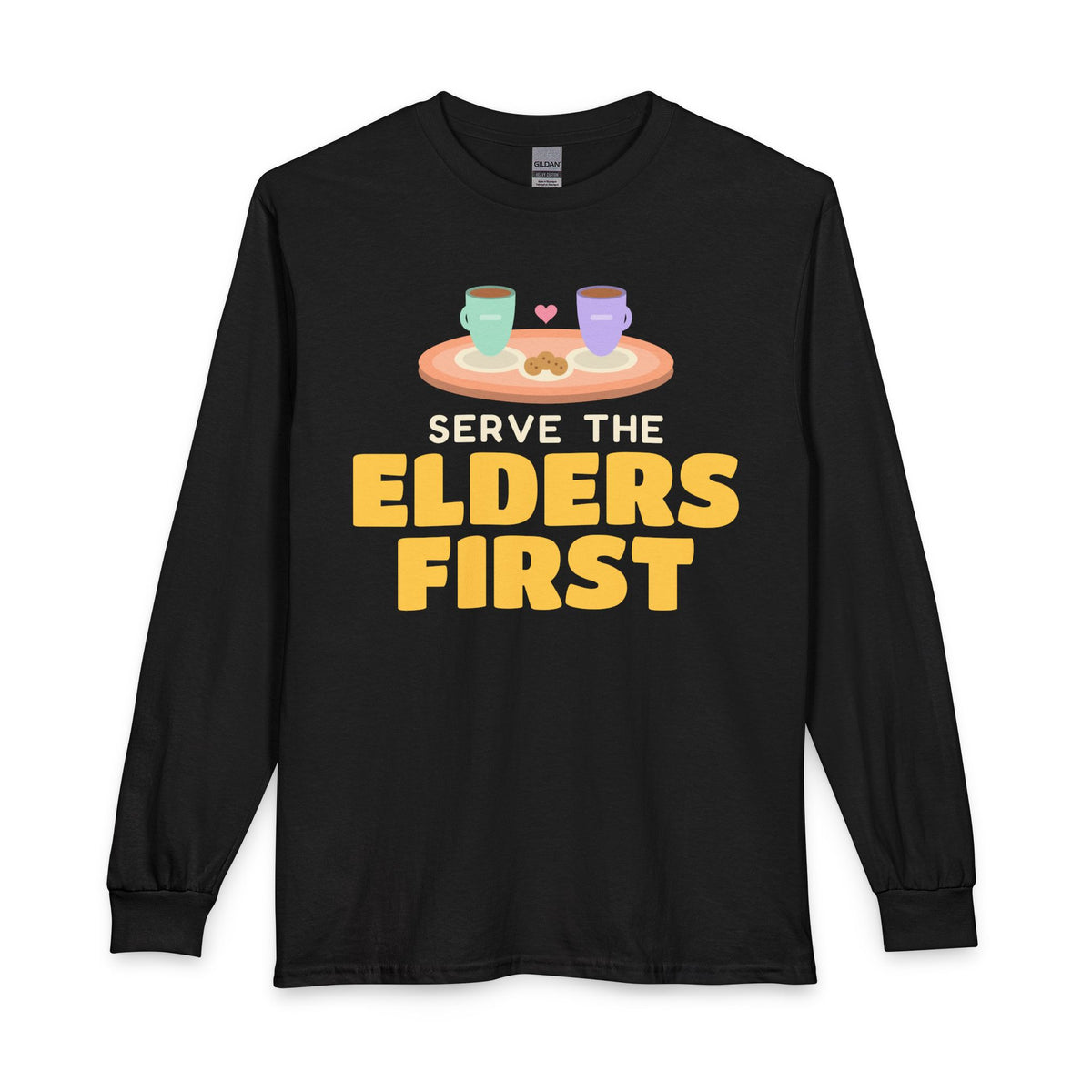 Elders First Islamic Long Sleeve Shirt in Black – AdabStars