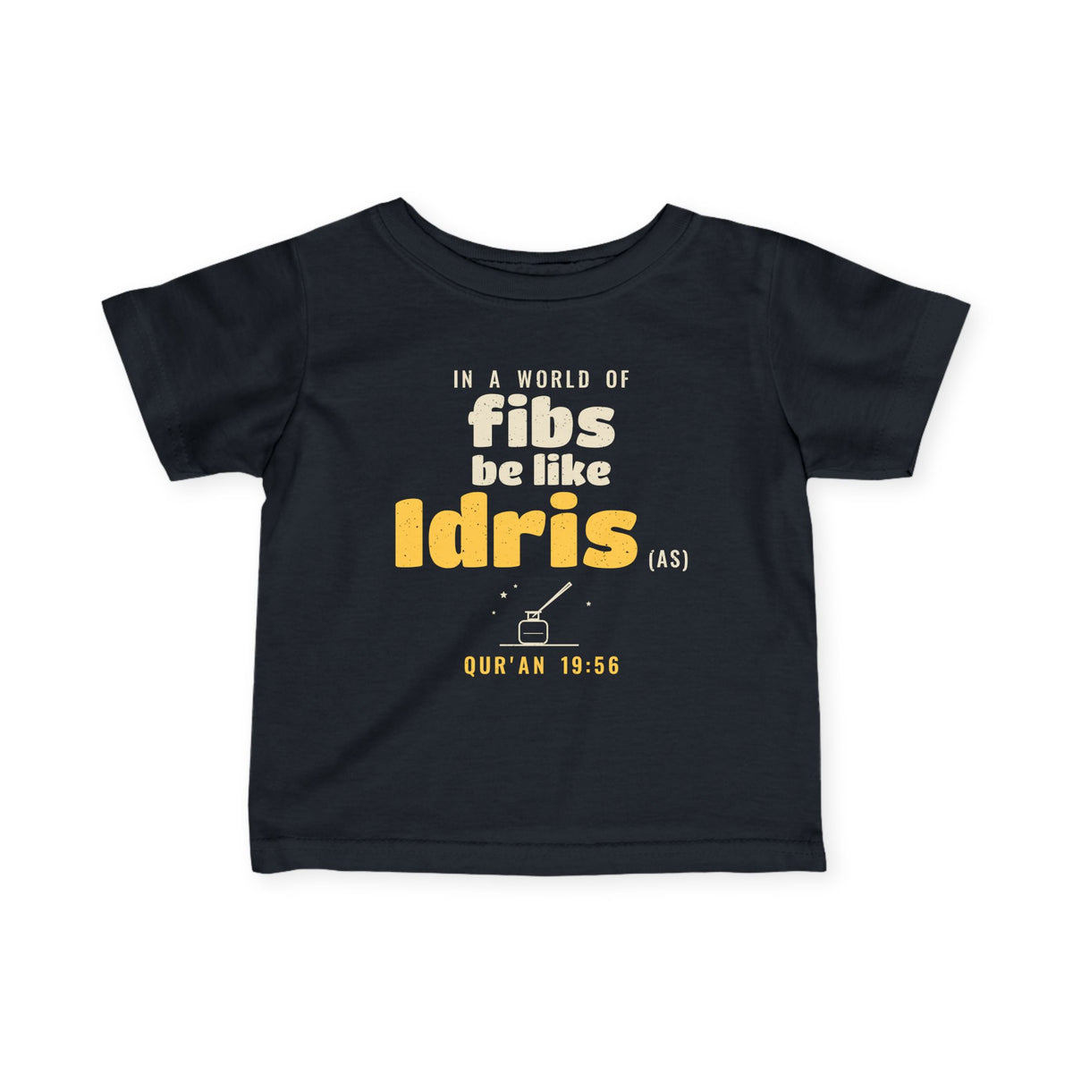 Be Like Idris (AS) Baby T-Shirt in Black – AdabStars
