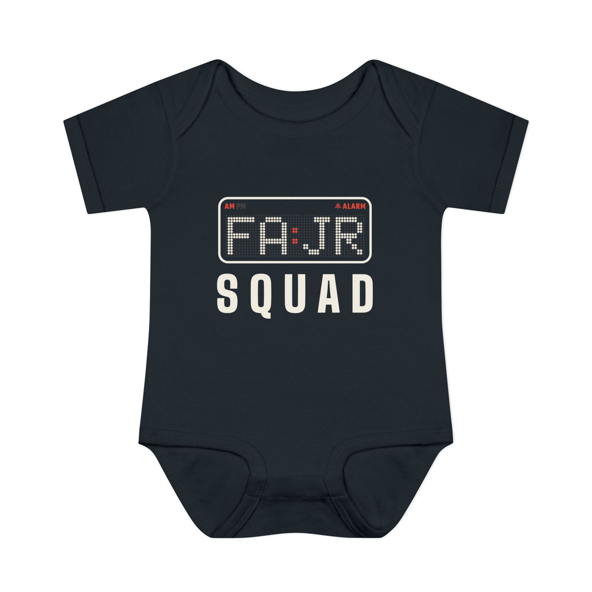 Fajr Squad Islamic Baby Bodysuit in Black – AdabStars