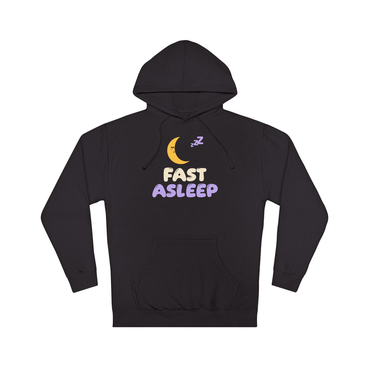 Fast Asleep Hoodie | Ramadan Kids Sleepy Moon Pajama Night Pun | AdabStars Islamic Kids Apparel