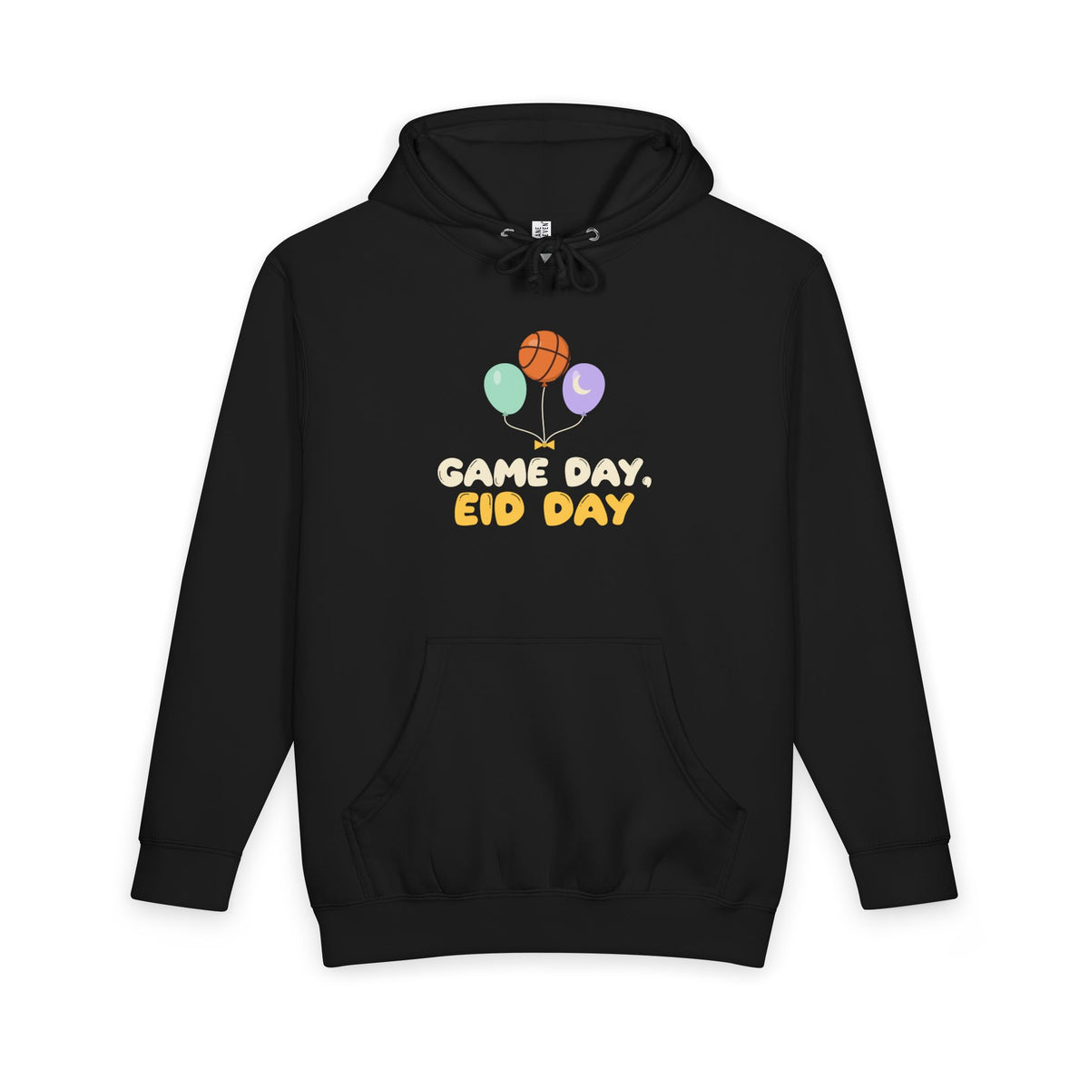 Game Day, Eid Day Heavyweight Premium Heavyweight Hoodie in Black – AdabStars