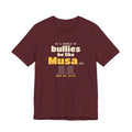 Be Like Musa (AS) Shirt | Prophet Musa (Moses) Courage Story, Qur'an 26:61-63 on the Back | AdabStars