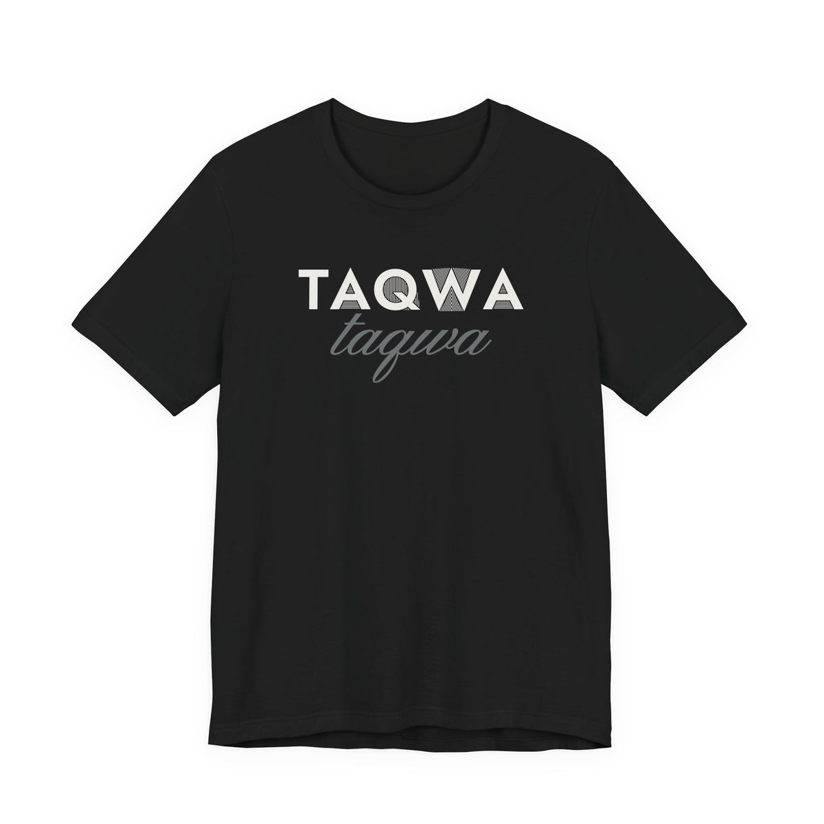 Taqwa Islamic Shirt | Muslim God Consciousness Minimal Streetwear | AdabStars Islamic Apparel