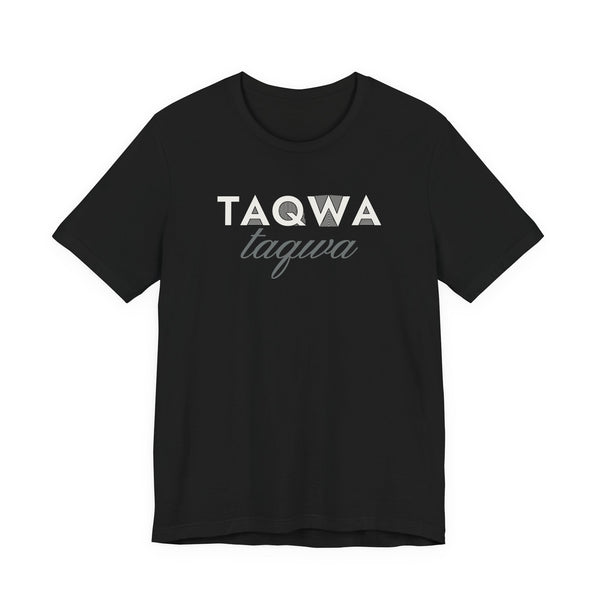 Taqwa Islamic Shirt | Muslim God Consciousness Minimal Streetwear | AdabStars Islamic Apparel